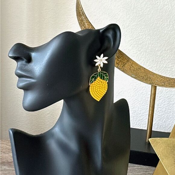 lemon earrings N296 - Picture 1 of 3